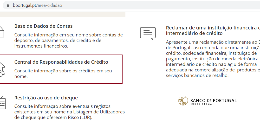 O que é o Mapa de Responsabilidades do Banco de Portugal (MRC) e como obter o mapa em 10 passos.