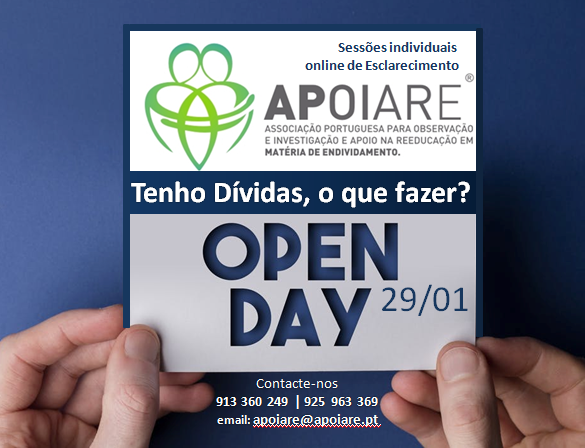 OPEN DAY – Sessões online de Esclarecimento individual e gratuito